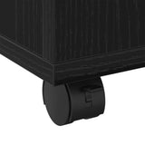 Coffee Table Black Oak 60 x 60 x 38 cm Engineered Wood 862625