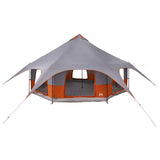 Family Tent Grey and Orange 10-Person 42017393