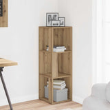 Corner Cabinet Artisan Oak 33x33x100 cm Engineered Wood 856721