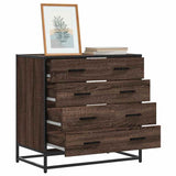 Drawer Cabinet Brown Oak 70x41x70 cm Engineered Wood 849083