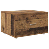 Desk with Drawer Old Wood 131.5 x 50 x 106.5 cm Engineered Wood 3337271