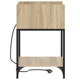 Bedside Cabinet Sonoma Oak 40 x 40 x 61 cm Engineered Wood 859472