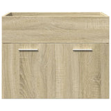 3 Piece Bathroom Furniture Set Sonoma Oak Engineered Wood 3324993