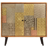 ZNTS Sideboard 80x30x75 cm Solid Acacia Wood 247683