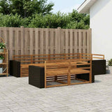 Outdoor Sofa Set 7 pcs Natural 3383482
