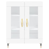 Highboard White 69.5x34x180 cm Engineered Wood 3189293