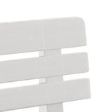 Garden Bench White Polypropylene 2-seater Durable Garden Bench 4009379