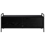 Coffee Table Black Oak 99.5 x 49 x 41 cm Engineered Wood 8013608