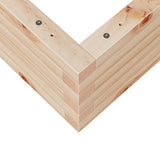 Garden Planter 80x80x23 cm Solid Wood Pine 847198