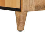 TV Cabinet Natural 105 x 33.5 x 46 cm Solid Mango Wood 4018274