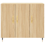 Sideboard Sonoma Oak 90x34x80 cm Engineered Wood 828087
