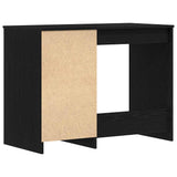 Desk with Storage Black Oak 100 x 50 x 76 cm Engineered Wood 862482