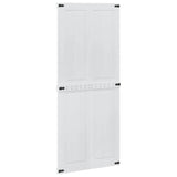 Barn Door Corona White 90 x 210 cm Solid Pine Wood 42021203