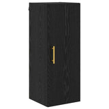 Highboard 2 pcs Black Oak Engineered Wood 3416119