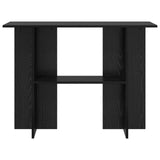 Console Table Black Oak 100 x 30 x 75 cm Engineered Wood 8001176