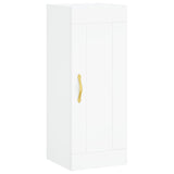 Highboard White 34.5x34x180 cm Engineered Wood 3200369