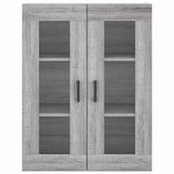 Wall Mounted Cabinet Grey Sonoma 69.5x34x90 cm 828482
