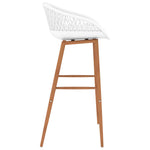 7 Piece Bar Set White 3057449