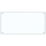 Kitchen Backsplashes 2 pcs Transparent 80x40 cm Tempered Glass 3315792