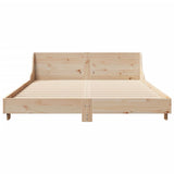 Bed Frame without Mattress 140x190 cm Solid Wood Pine 850740