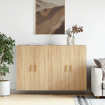 Wall Mounted Cabinets 2 pcs Sonoma Oak Engineered Wood 3197875