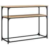 Console Table Sonoma Oak 100x35.5x75 cm Engineered Wood 834066