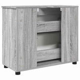 Bathroom Cabinet with Drawer Grey Sonoma 76.5 x 35 x 64 cm 883300