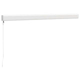 Retractable Awning Yellow and White 3.5x2.5 m Fabric and Aluminium 3154532