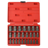25 Piece Multi-Spline Screw Extractor Set Steel 210381