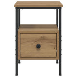 Bedside Cabinets 2 pcs Artisan Oak 34x36x50 cm Engineered Wood 857265