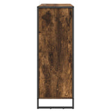 Shoe Cabinet Smoke Oak 79 x 36 x 100 cm Engineered Wood 886464