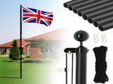 5.1*5.1*750cm Aluminum Alloy Splicing Flagpole Adjustable And Retractable Courtyard Outdoor 75037596