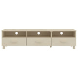 TV Cabinet HAMAR Honey Brown 158x40x40 cm Solid Wood Pine 340472