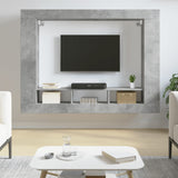 TV Cabinet Concrete Grey 152x22x113 cm Engineered Wood 833725