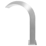 Pool Fountain Stainless Steel 45x30x65 cm Silver 43692