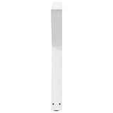 Dining Table Legs 2 pcs White 70x cm Steel 4012725