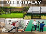 Folding 4 Step Ladder, Step Stool Foldable, RV Steps with Non Slip Feets, Max Load Capacity 660lbs 79019746