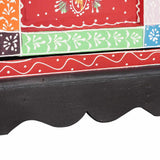 Chest of drawers Multicolour 30 x 30 x 90 cm Solid Mango Wood 4017585