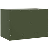 TV Cabinets 2 pcs Olive Green 67x39x44 cm Steel 841640