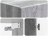 Cabinet Set 2 pcs Grey Sonoma Engineered Wood 3416877
