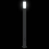Bollard Lights with Outlet 3 pcs 110 cm Black IP44 4006088