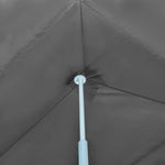 Folding Pop-up Party Tent with 8 Sidewalls 870x291x315 cm Anthracite 44982