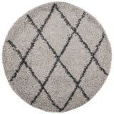 Shaggy Rug PAMPLONA High Pile Modern Beige and Anthracite 280 cm 375403