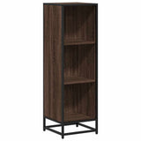 Book Cabinet Brown Oak 33.5x33x107.5 cm Engineered Wood 849158