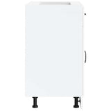 Kitchen Base Cabinet Lucca White Engineered Wood 853727