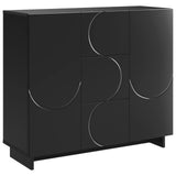 Sideboard Black 85.5 x 31 x 75 cm Engineered Wood 8011550