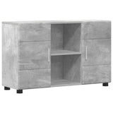 Sideboard with Shelf FLORIN Concrete Grey 88.5 x 30.5 x 55.5 cm 880294