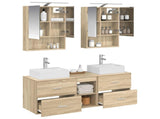 Bathroom Furniture Set 5 pcs Sonoma Oak 3406801