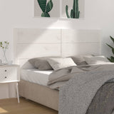 Headboard White 146x4x100 cm Solid Wood Pine 818721