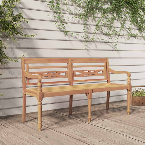 Batavia Bench 150 cm Solid Wood Teak 319147